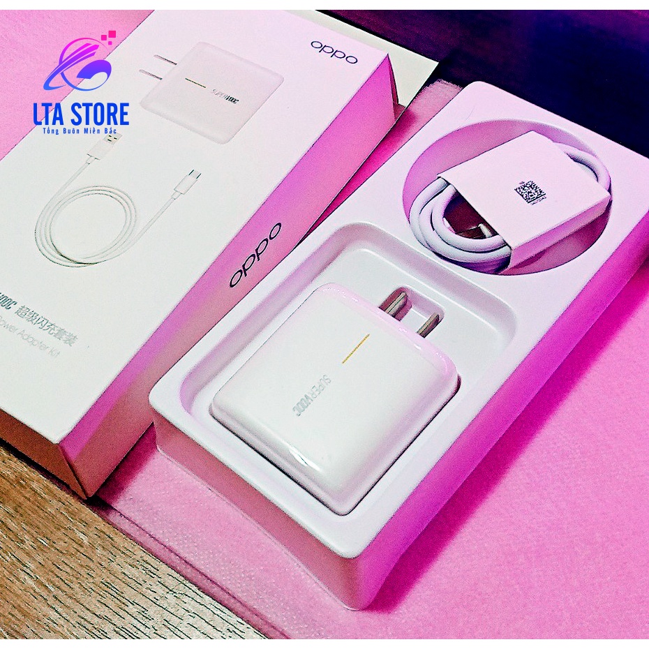 Bộ Sạc Nhanh Công nghệ Super Vooc 65W Oppo Hệ điều hành Android Chính Hãng