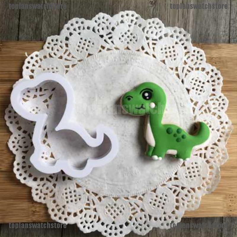 Set 8 Khuôn Nhựa Tạo Hình Khủng Long Độc Đáo Chuyên Dụng Làm Bánh Trang Trí