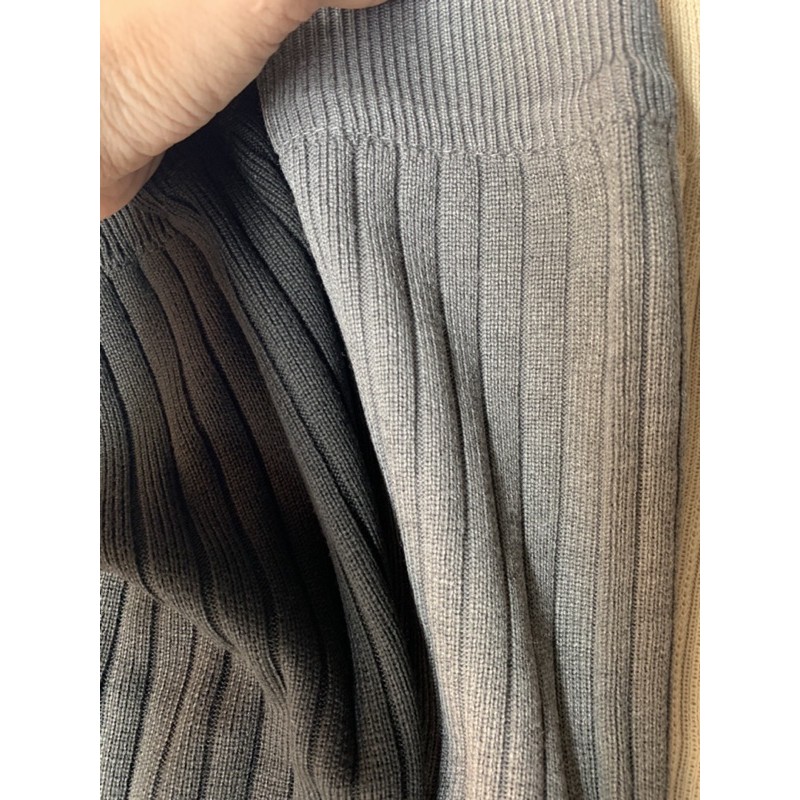 Chân váy len quảng châu dáng dài, dáng ngắn