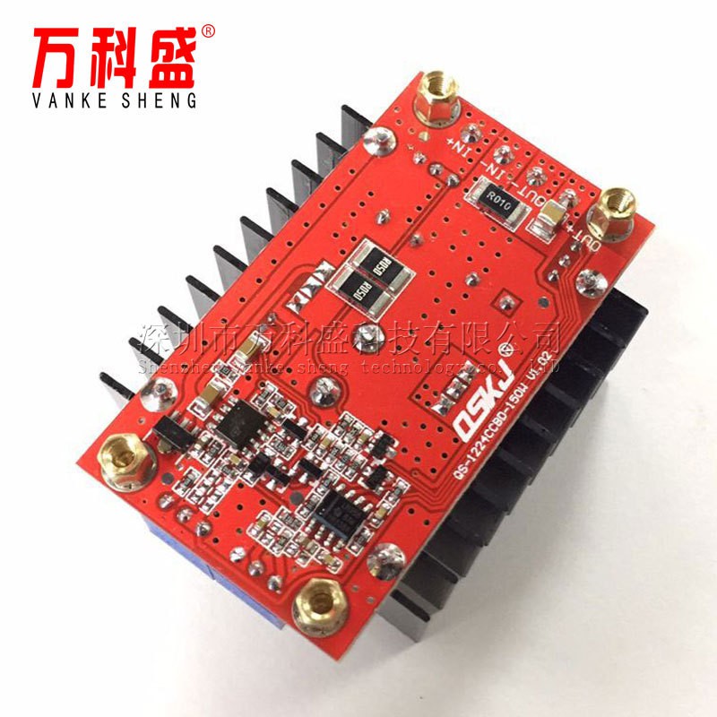 DC-DC 10-32V đến 12-35V mô-đun tăng 150W Có thể điều chỉnh dòng sạc liên tục