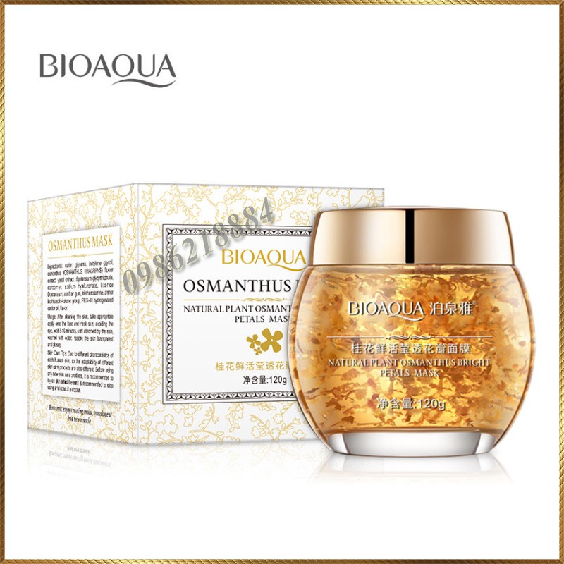 Mặt nạ hoa Mộc Tê Bioaqua Osmanthus Mask BOM12