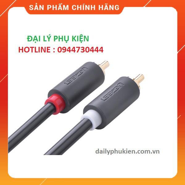 Cáp AV hoa sen 2 đầu RCA dài 2m Ugreen 10518 dailyphukien