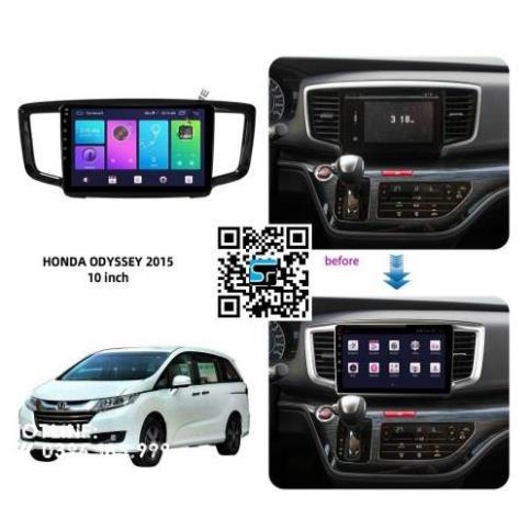 MẶT DƯỠNG LẮP MÀN HÌNH 10 INCH CHO XE HONDA ODYSSEY 2013-2017 KÈM JACK NGUỒN CANBUS CHUẨN NHÀ MÁY