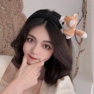 Băng Đô Cài Tóc Ba Chiều Hình Chú Cáo Nhỏ Dễ Thương Siêu Đáng Yêu Cho Bé Gái Rửa Mặt