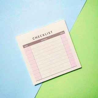 Giấy ghi chú Checklist