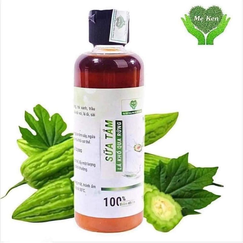 SỮA TẮM LÁ KHỔ QUA RỪNG MẸ KEN DÀNH RIÊNG CHO TRẺ EM/TRẺ SƠ SINH/BÀ BẦU/MẸ SAU SINH TRỊ RÔM SẨY HĂM TÃ VIÊM