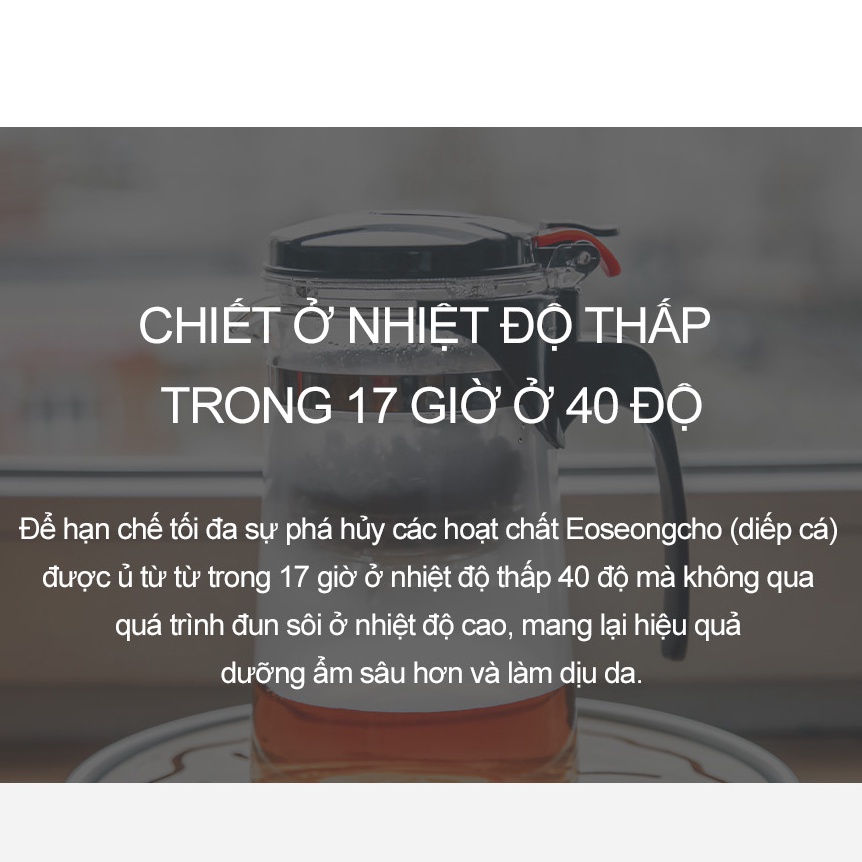 Sữa rửa mặt diếp cá Derma Factory Houttuynia Cordata 24% Cleansing Foam 120g