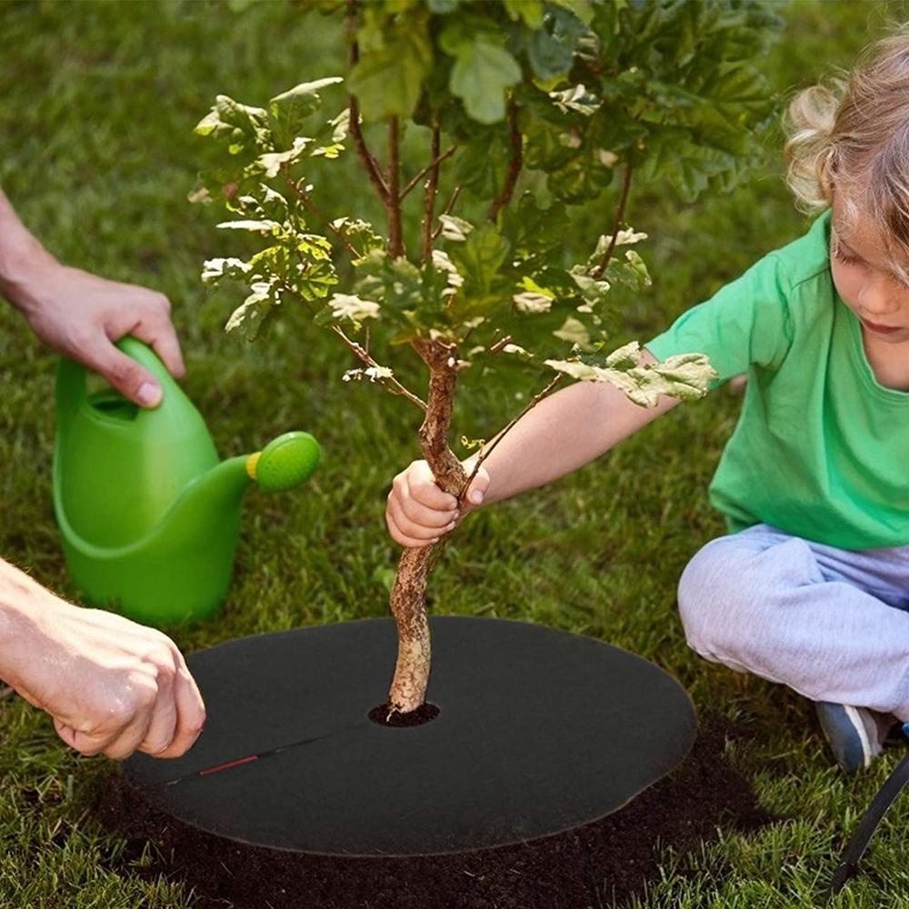 Vỏ Bọc Chặn Cây Tròn Bằng Nhựa Malcom Mulch Orchard
