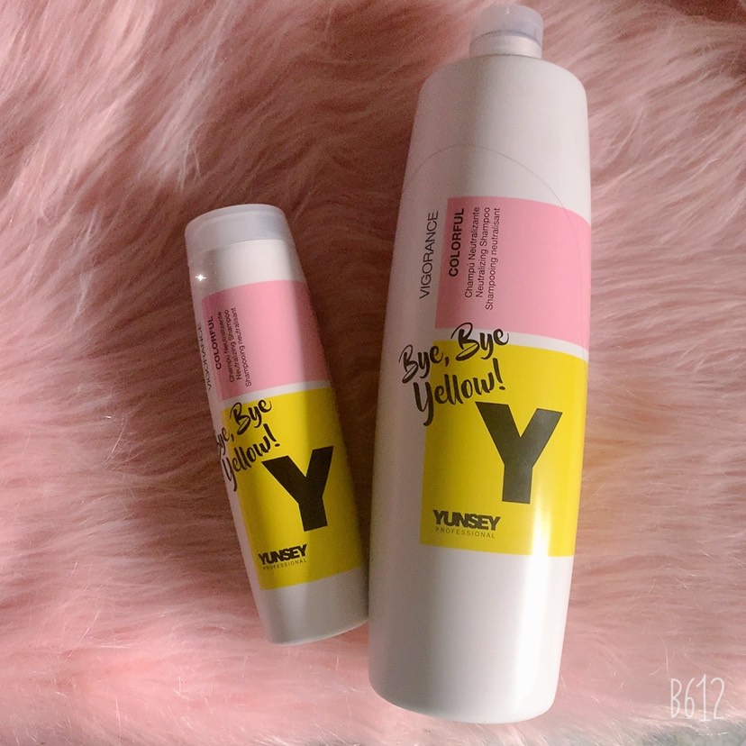 Dầu gội tím khử ánh vàng Yunsey Bye-Bye Yellow Shampoo 250ml / 1000ml