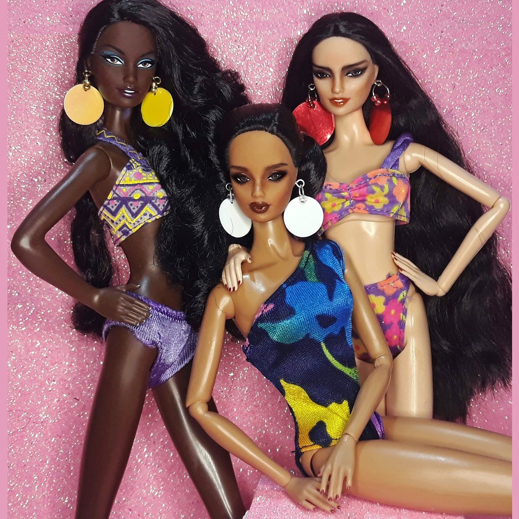 Trang Sức Búp Bê Barbie - Hoa Tai Búp bê Handmade #3