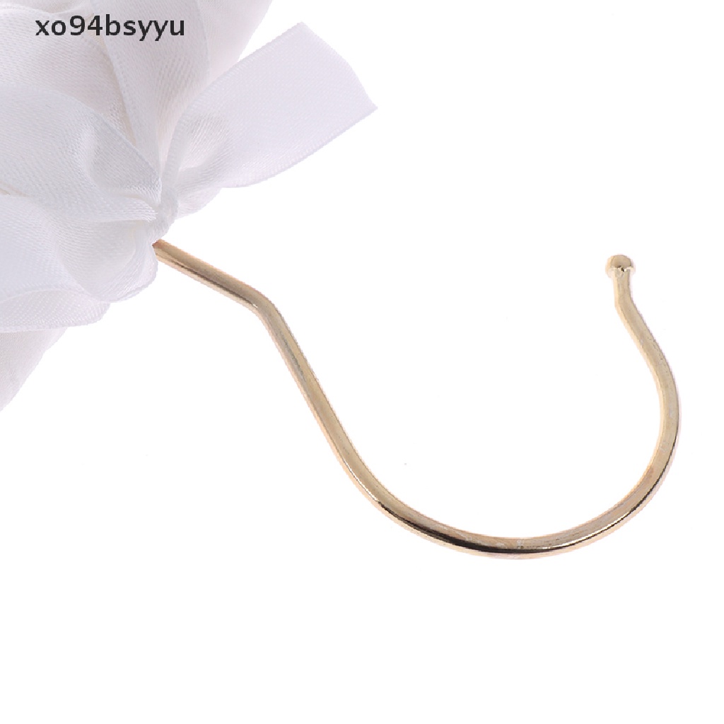 [Xo94Bsyu] 5 Móc Treo Quần Áo Bằng Satin Đệm Mềm Sang Trọng