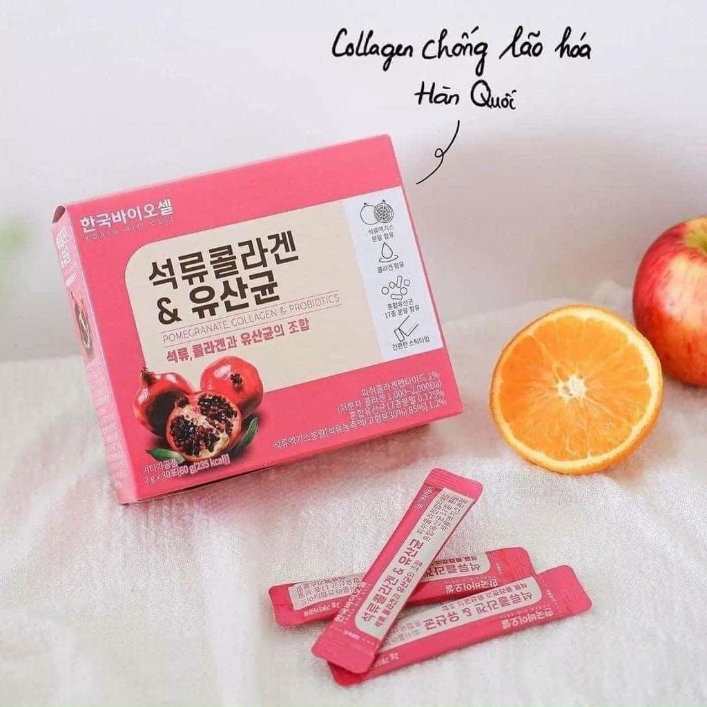 Collagen lựu đỏ hàn quốc 30 gói - bột collagen lựu - ảnh sản phẩm 7