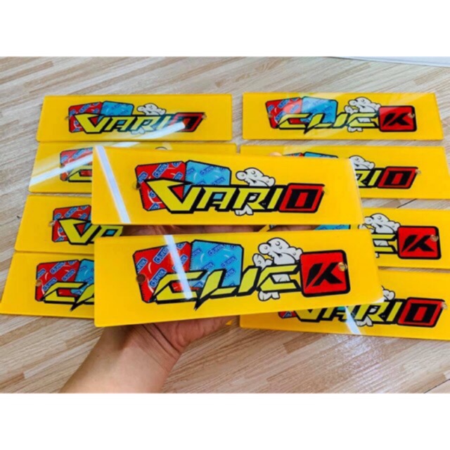 BẢng tên mica cho vario