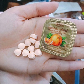 🍊Vỉ 24 Hộp Kẹo Cam Roscela Thái Lan