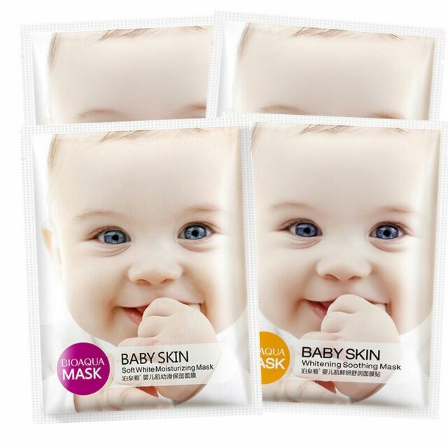 Mặt nạ mask em bé mask Baby Skin nội địa Trung Bioaqua | BigBuy360 - bigbuy360.vn