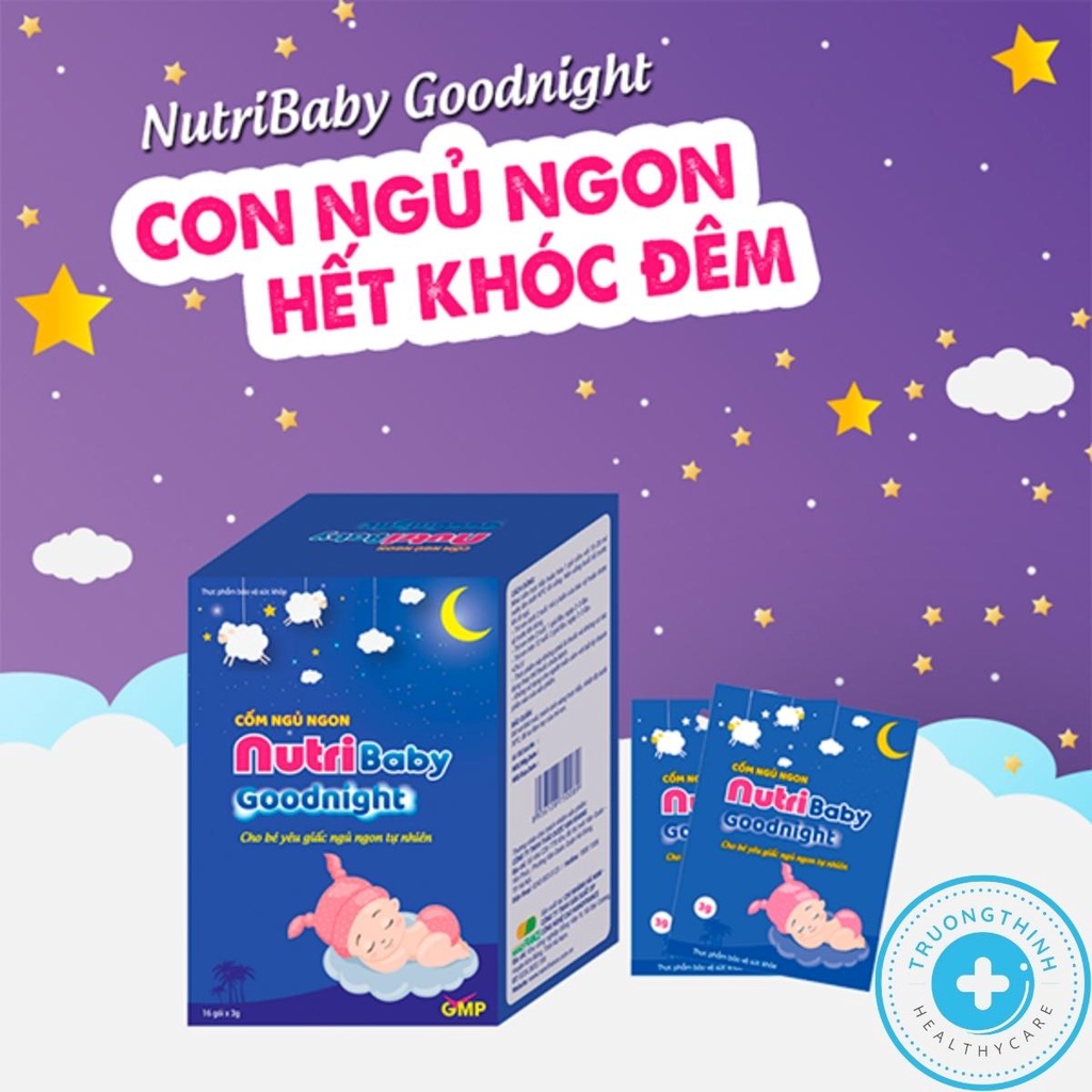 Ngủ ngon cho bé, giúp bé ngủ ngon NUTRIBABY GOODNIGHT