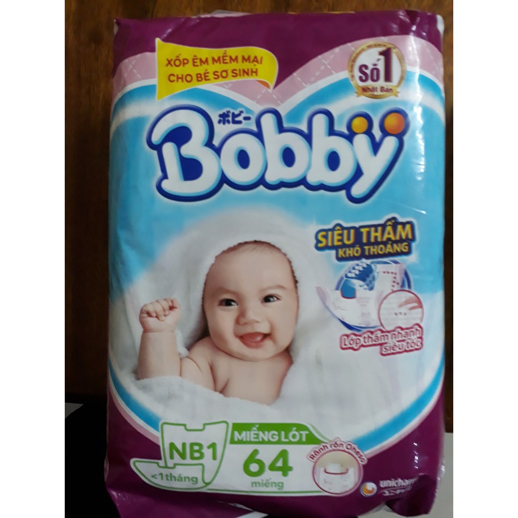 Miếng Lót Sơ Sinh Bobby Fresh Newborn 1 - 108/64, S56,XS72