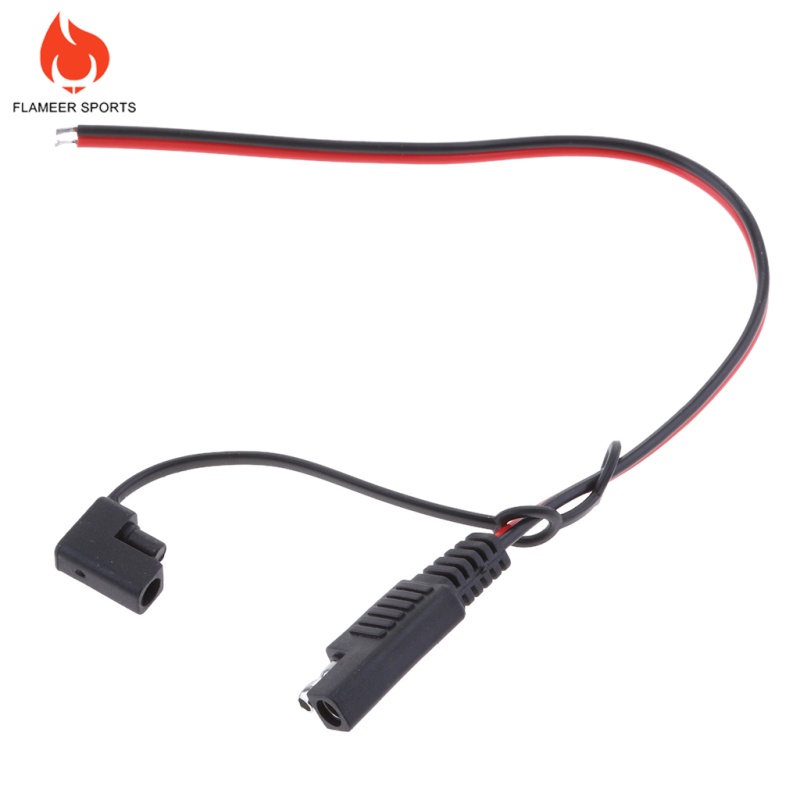 Flameer Sports  300mm 18AWG Solar Panel Battery SAE Plug Extension Adapters Cables Lines