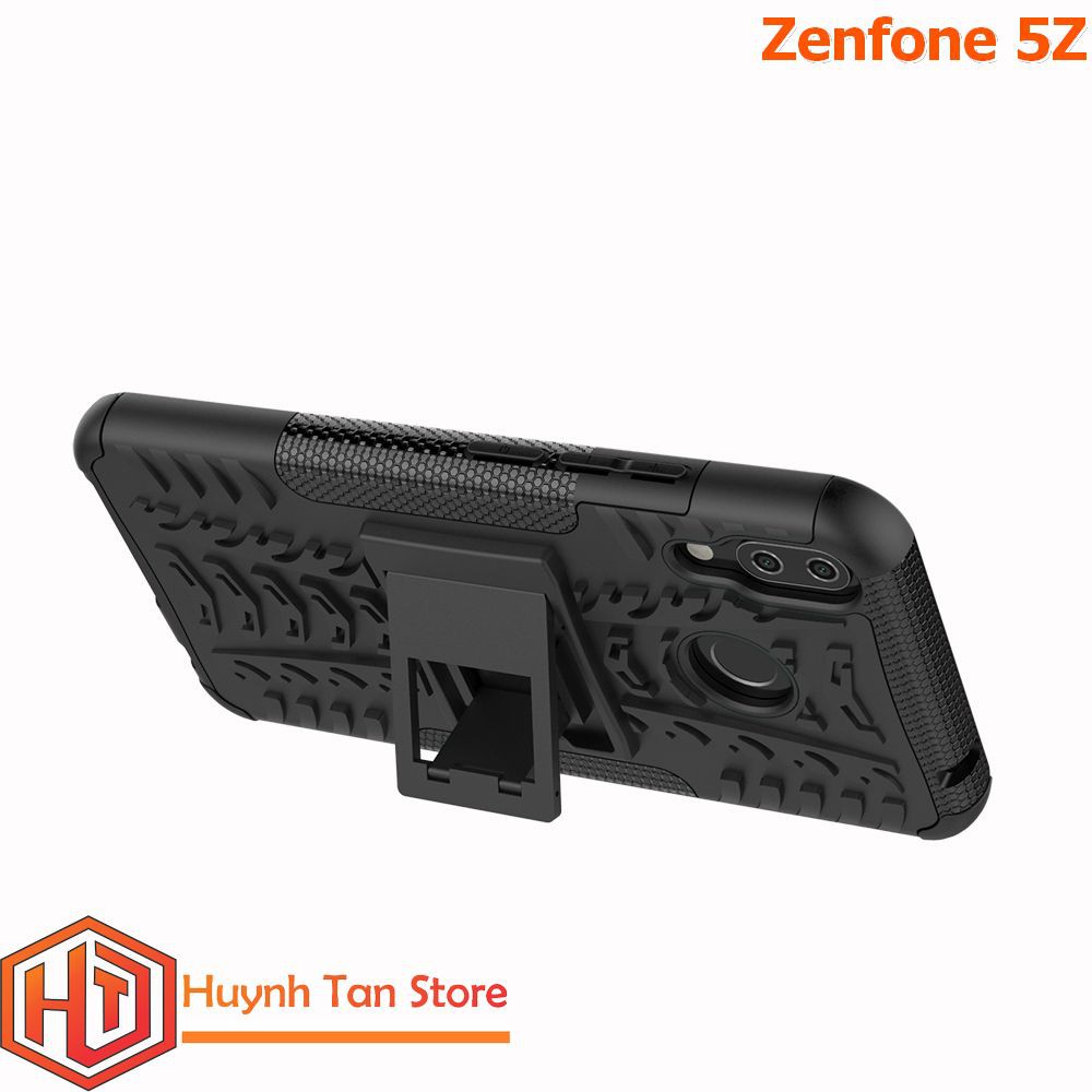 Ốp lưng Zenfone 5Z chống sốc giáp chân chống