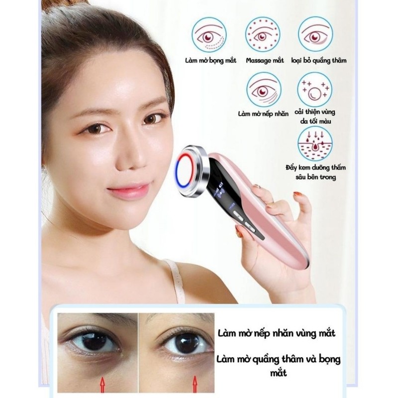 Máy Massage Mặt Cầm Tay Ion HOMZ Máy Mát Xa Nâng Cơ Đẩy Tinh Chất Điện Di Tinh Chất - bản 007&bản cải tiến 010 | BigBuy360 - bigbuy360.vn
