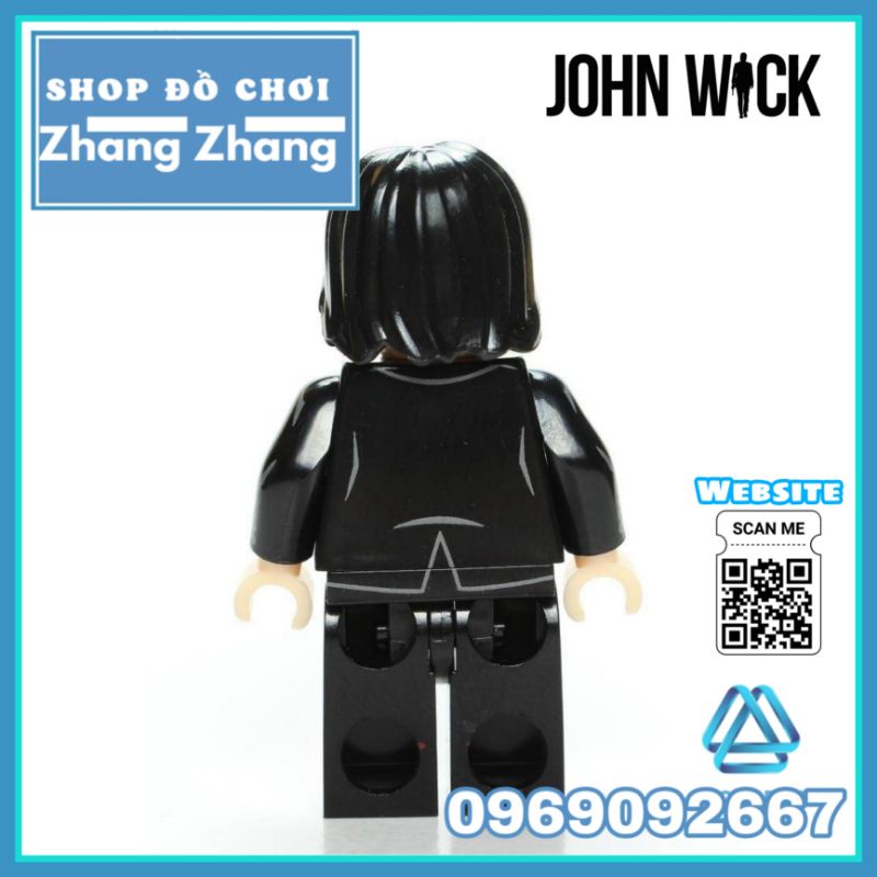 Đồ chơi Xếp hình John Wick sát thủ chuyên nghiệp Minifigures Koruit Wm830 Kopf KF1216