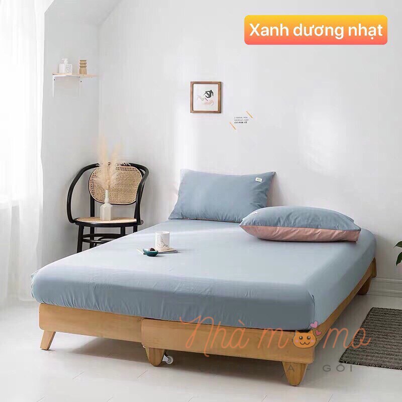 [BỘ DRAP 3 MÓN] BỘ GA GỐI COTTON TICI CAO CẤP (1 GA, 2 VỎ GỐI ĐẦU) - CHAT CHỌN MẪU