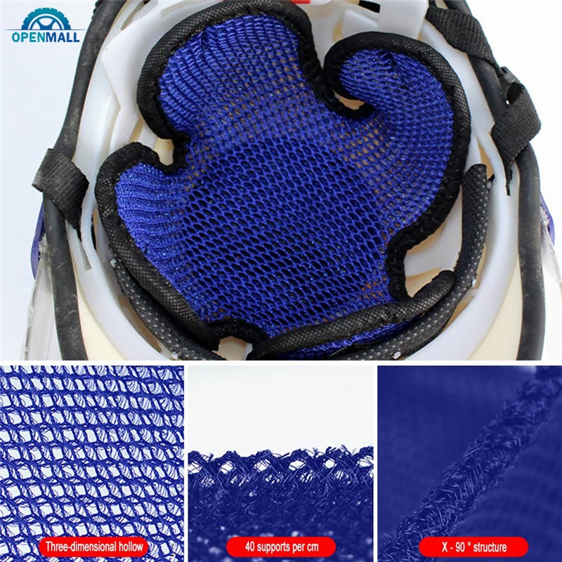 Miếng lót mũ bảo hiểm đi xe máy an toàn thiết kế lưới sợi siêu nhỏ thoáng khí 3D bên trong làm mát