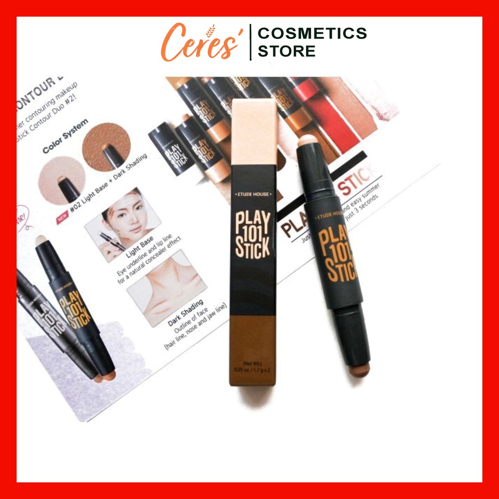 Phấn Tạo Khối Che Khuyết Điểm - Bút Tạo Khối Highlight Lameila