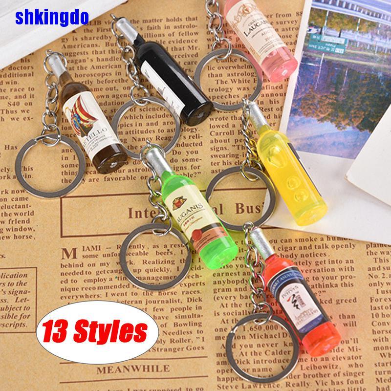 Móc Khóa Hình Chai Bia Bằng Acrylic