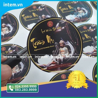 TEM DÁN STICKER CỐC TRÀ SỮA, CỐC SINH TỐ