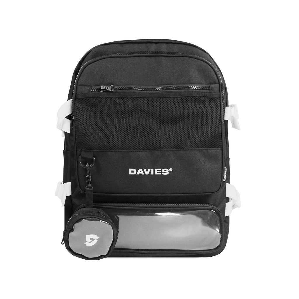 Balo canvas unisex nam nữ DAVIES Original Plastic Backpack