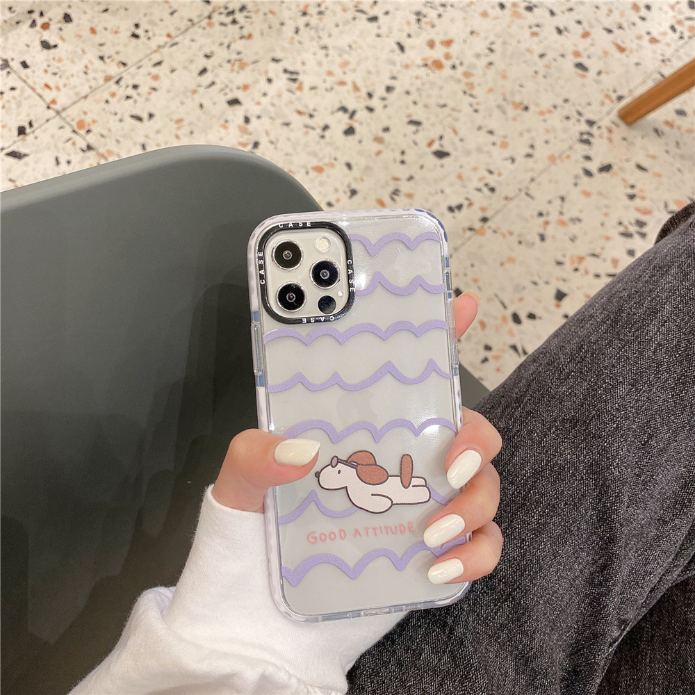 Ốp điện thoại silicone hoạt hình cho IPhone 12pro max 12mini 11Pro Max XS Max XR SE 2020 6 6s 7 8 Plus | BigBuy360 - bigbuy360.vn
