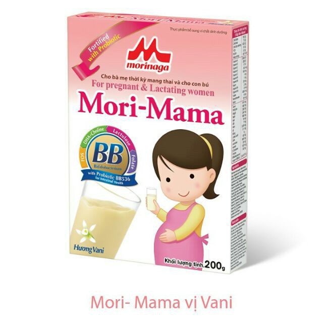 [Mua 2 tặng 1]Sữa bầu Mori - MaMa 200g ( Sữa bầu Morinaga) Date 6/2021