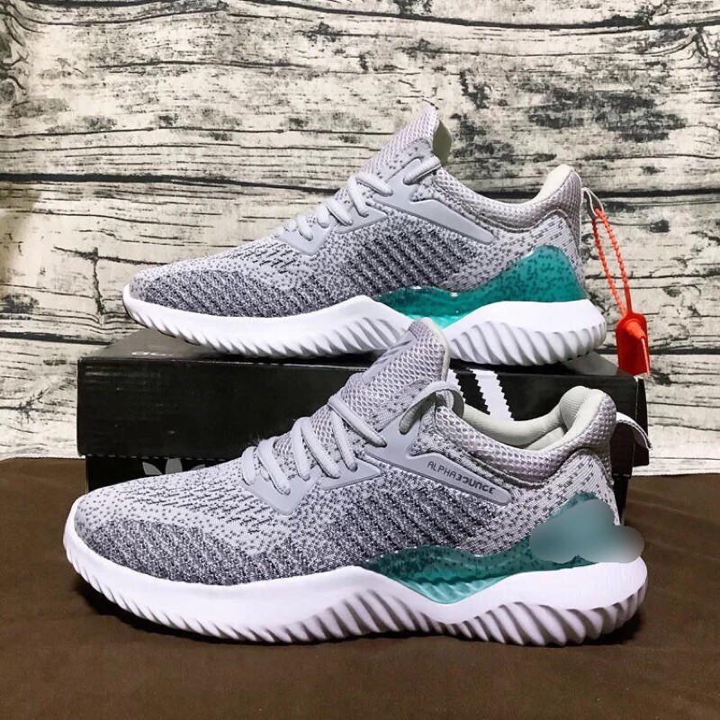 Giày thể thao ⚡FREESHIP⚡ Giày nam alphabounce xám FULL BOX thời trang nam tính