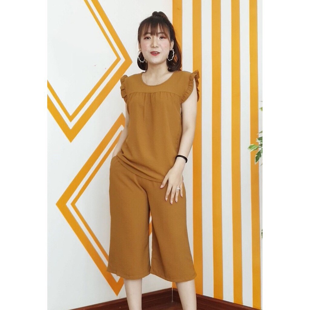 😍chất vải dầy mền, không xù lông ,mặc mát, thấm mồ hôi🌺 Size 48-65kg có co giãn