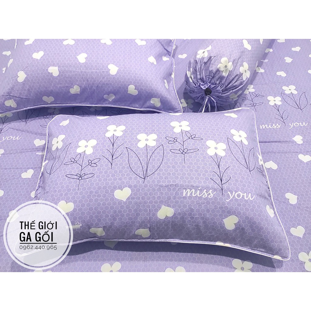 Vỏ gối Cotton Thắng Lợi ( 40x60 và 50x70 )