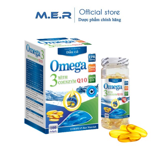 OMEGA3 With Coenzym Q10 (trắng) - DP Joyfull Life