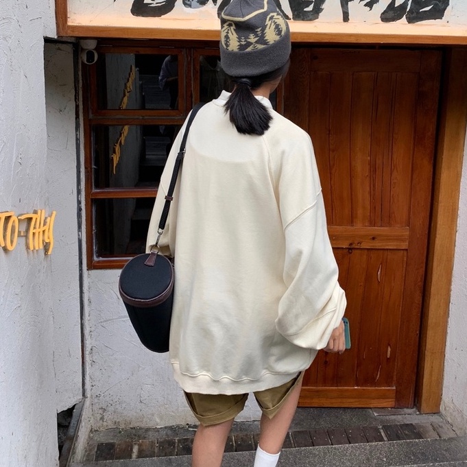 Áo thun polo tay dài phong cách Hàn Quốc thời trang mùa thu cho nữ | BigBuy360 - bigbuy360.vn