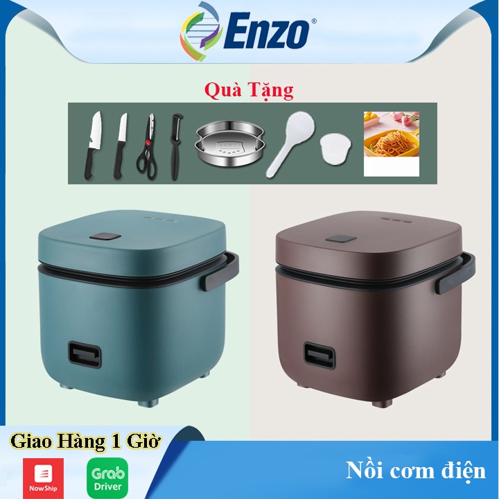 Nồi Cơm Điện Mini JIASHI Chính Hãng, Nồi Cơm Đa Năng Thông Minh Cao Cấp 1,2L, Có Thể Ủ Cháo, Hầm, Luộc, Nấu... Cosmos