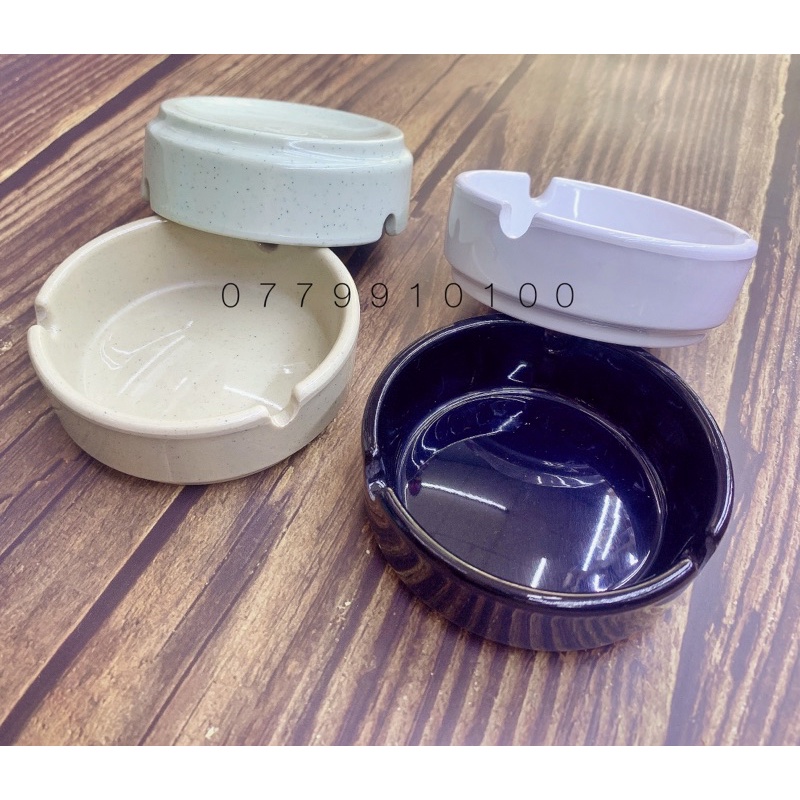 GẠT TÀN MELAMINE THAILAND TRÒN 8cm ĐỦ MÀU