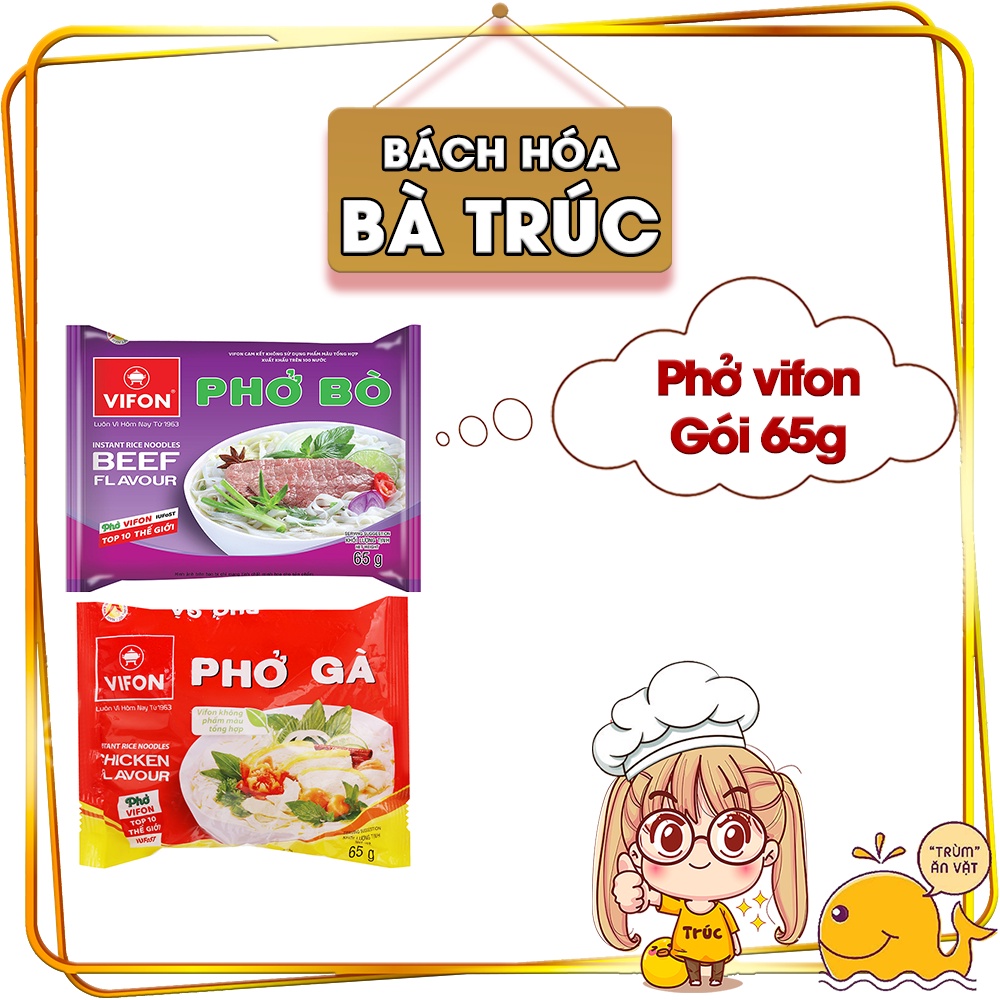 Phở bò/gà Vifon gói 65g