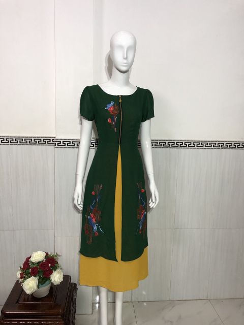 ĐẦM DẠ HỘI ÁO DÀI TRUNG NIÊN