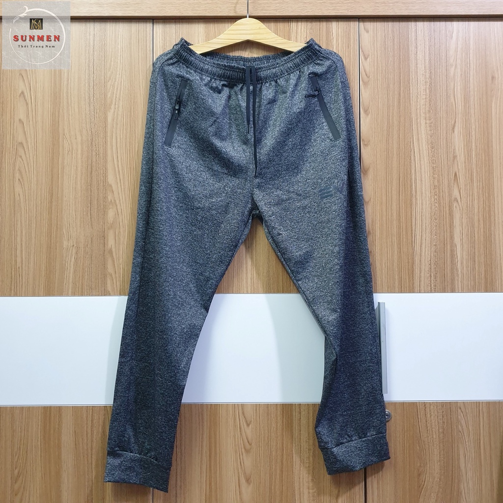 [HCM] Quần Jogger Nam Trơn Thun Poly Phong Cách Thể Dục Thể Thao Năng Động Cá Tính Thun Co Giãn 4 Chiều Unisex SUNMEN