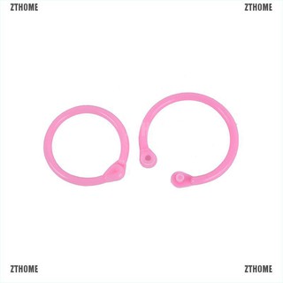 ZTHOME 1 Box Plastic Ring Binder for Spiral Notebook Diary Loose Leaf Book Binding DIY