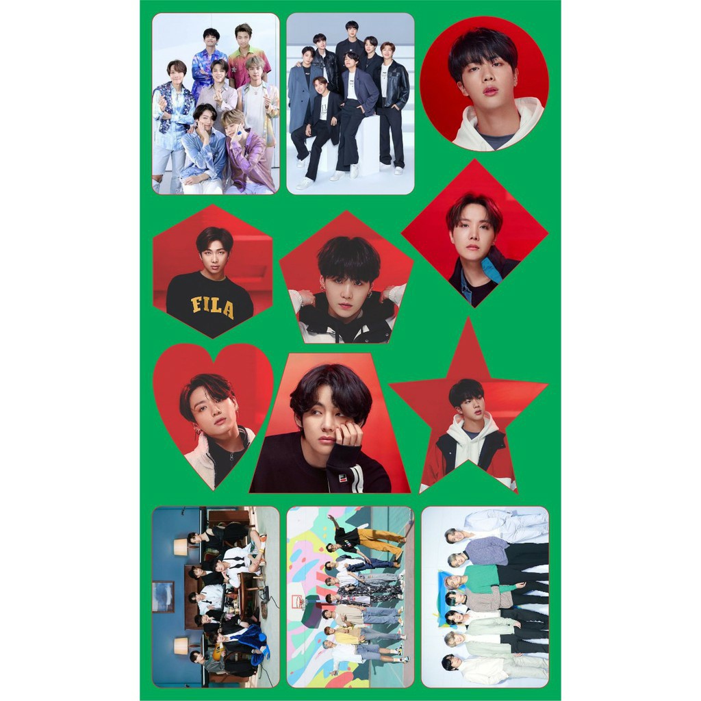 [VPP ARMY] VPP66 Sticker hình dán hình ảnh nhóm nhạc BTS giao mẫu ngẫu nhiên