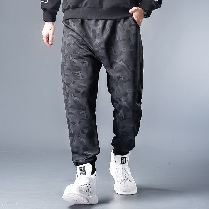 Plus Quần Legging Thể Thao Co Giãn Thoáng Khí Họa Tiết Rằn Ri Cá Tính Cho Nam