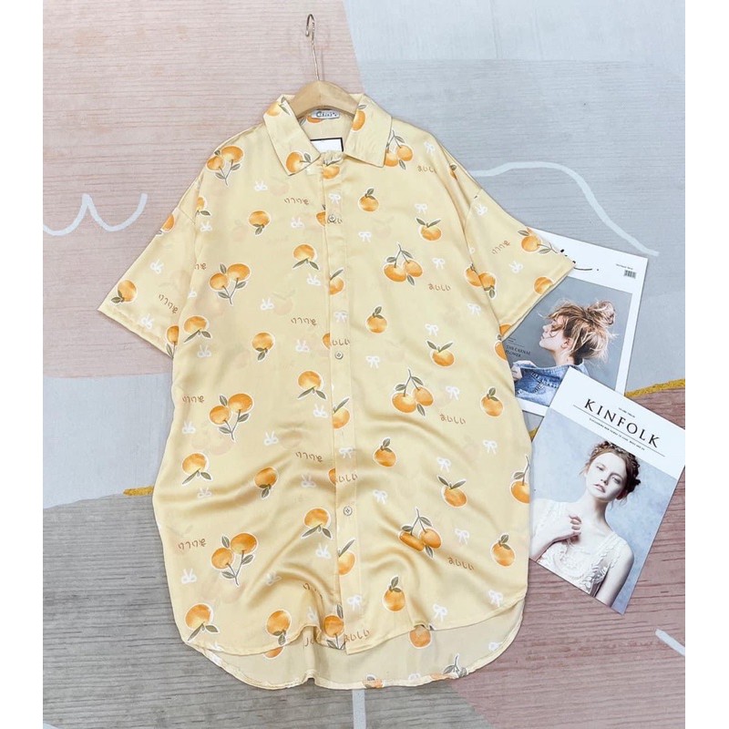 váy ngủ sơ mi mặc nhà vải mango