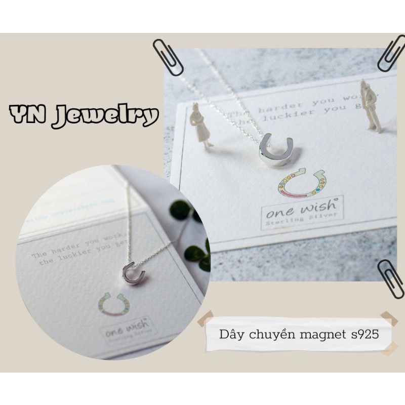 Dây chuyền bạc cao cấp magnet 🌼YN JEWELRY