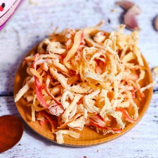 Mực xé sợi hấp nước dừa siêu ngon