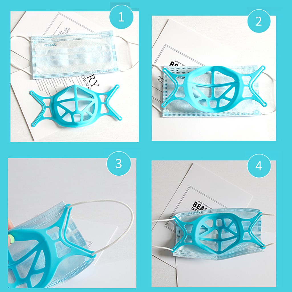 Giá Đỡ Khẩu Trang 3d Bằng Silicon Mềm Tiện Dụng